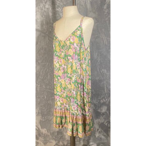 Sea Lustre Day Tripper mini slip dress M/L dropwaist floral beachy feminine boho - Picture 7 of 15